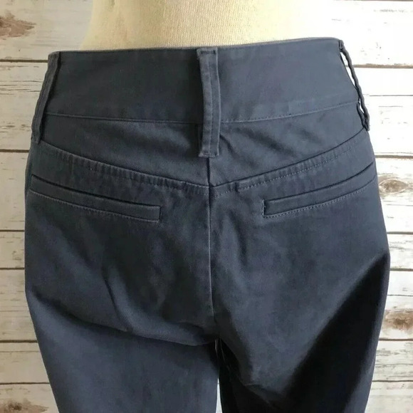 ANN TAYLOR LOFT Women Zip Up Modern Skinny Ankle Pockets Blue Pants Sz 8 Petite - Picture 8 of 11